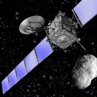 Artist's impression of the Rosetta spacecraft