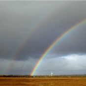 Morning Rainbows by Les Cowley